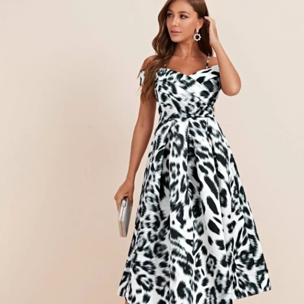Leopard print Beautiful dress 👗